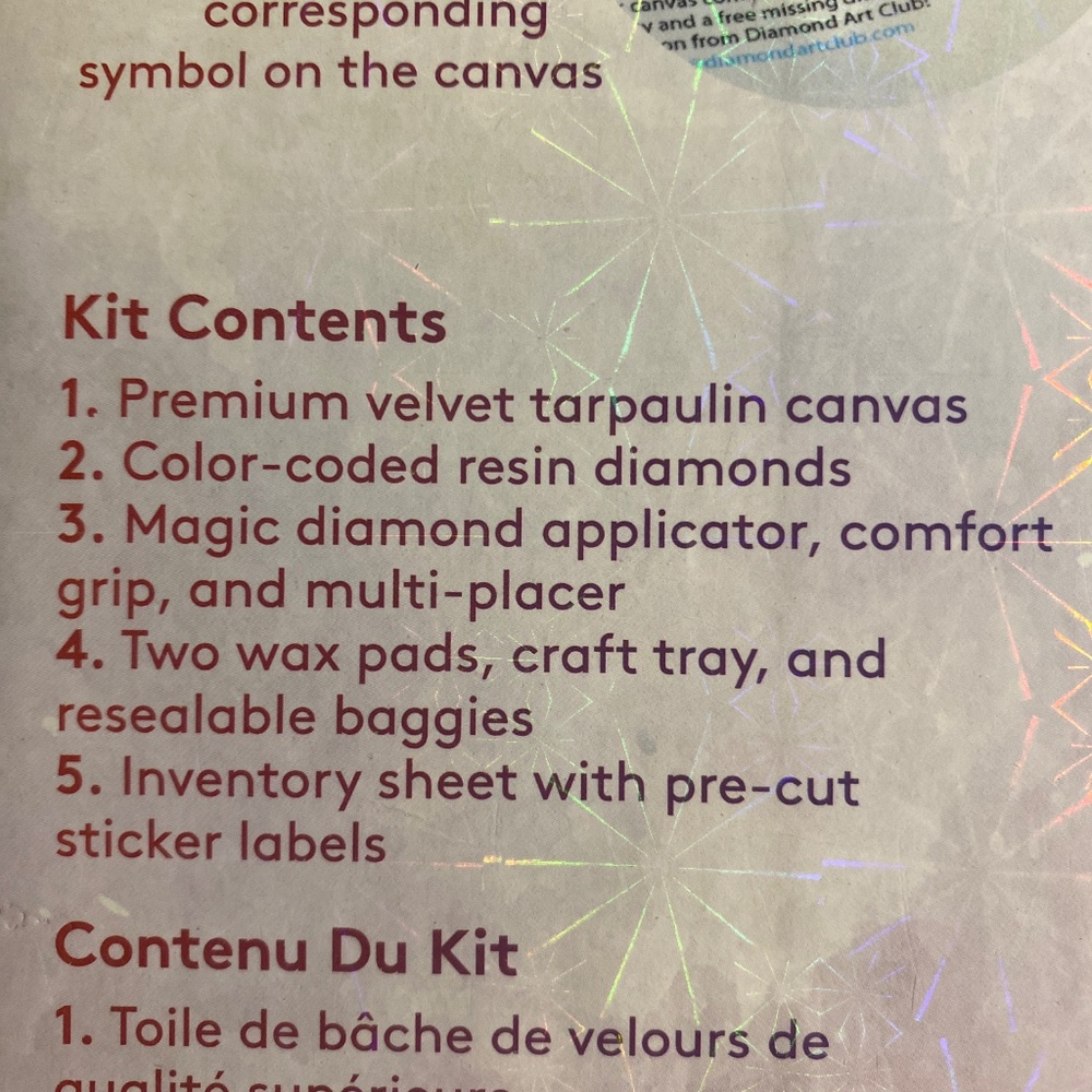 NEW SEALED Diamond Art Kit Abstract Music Notes DIY - Picture 5 of 9